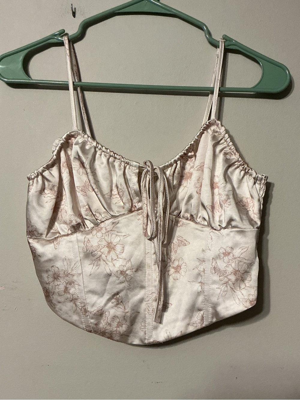 La Hearts Light Pink Corset Top